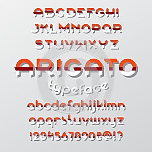 Arigato color typeface photo