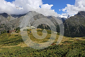 Arigsheis, beautiful viewpoint above TÃ¤sch in Mattervalley Switzerland