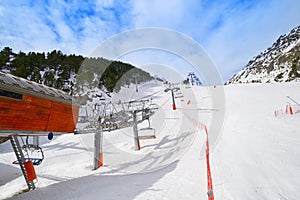 Arinsal ski resort in Andorra Pyrenees photo