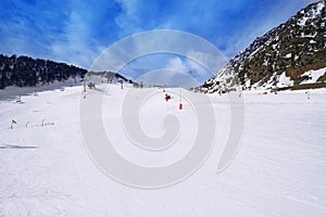Arinsal ski resort in Andorra Pyrenees photo