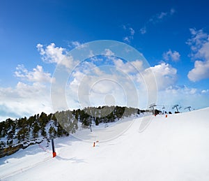 Arinsal ski resort in Andorra Pyrenees photo