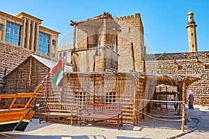 The arish summer house in Al Fahidi Fort, Dubai, UAE