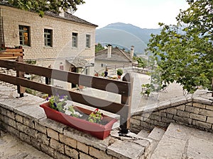 Aristi village in Ioannina perfecture greece mountain tourist resort