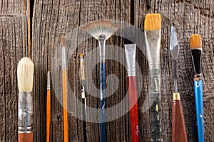 Aristic paint brushes