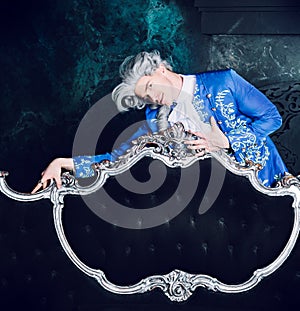 Aristocrat  wearing a wig