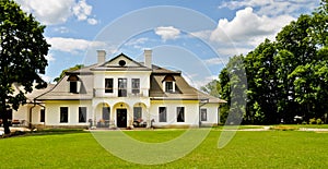 Aristocratic manor house panoramic view