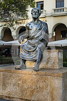 Aristotelis Sculpture at Aristotelous Square