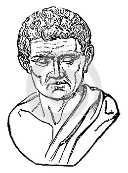 Aristotle, vintage illustration