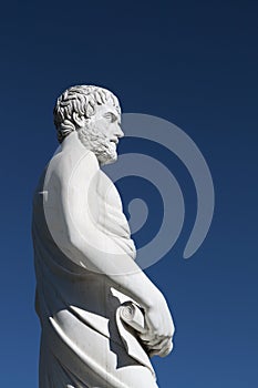 Aristotle statue at Stageira, Greece