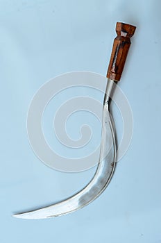 arit or celurit the traditional weapon from east java indonesia