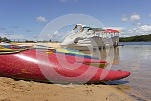 Arituba Lagoon -located next to Tabatinga Beach and is an excellent option for swimming in calmer waters. photo