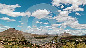 Arizona Desert Preserve Landscape Time Lapse