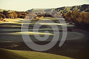 Arizona desert upscale golf course