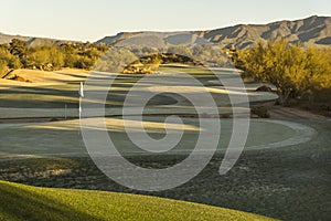Arizona desert upscale golf course