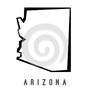 Arizona geometric map