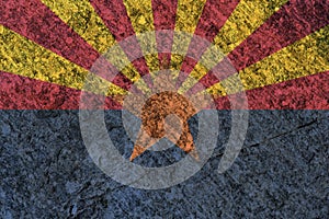 Arizona grunge flag