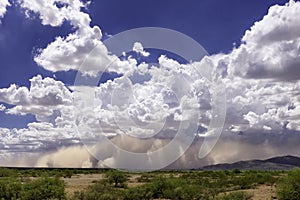 Arizona Haboob Sandstorm from a Distance