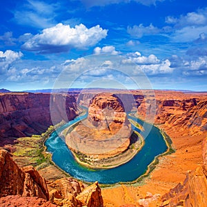 Arizona Horseshoe Bend meander of Colorado River