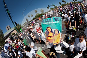 Arizona Immigration SB1070 Protest Rally