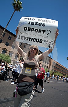 Arizona Immigration SB1070 Protest Rally