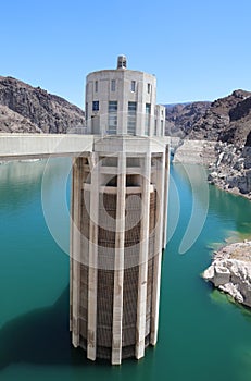 Arizona Intake Tower on Hoover Dam