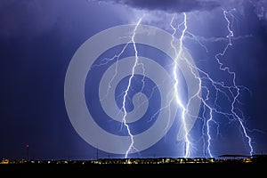 Arizona lightning storm