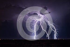 Arizona lightning storm