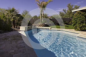 Arizona mansion pool and patio