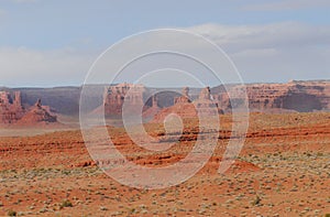 Arizona- Panoramic Desert Landscape of Colorful Mesas, Buttes and Plateaus
