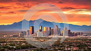 arizona phoenix city skyline