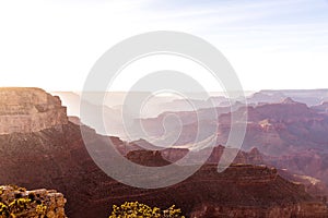 Arizona sunset Grand Canyon National Park Yavapai Point