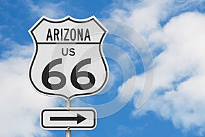 Arizona US route 66 road trip USA highway road sign