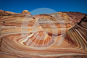 Arizona Wave - Famous Geology rock formation in Pariah Canyon