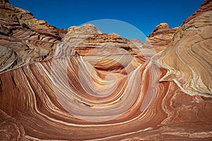 Arizona Wave - Famous Geology rock formation in Pariah Canyon