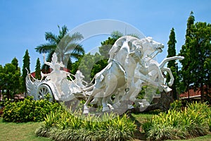Arjuna riding Chariot