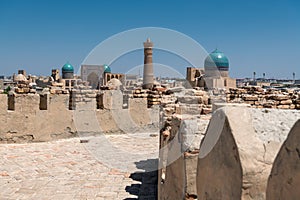 The Ark of Bukhara inside walls in Bukhara city, Uzbekistan