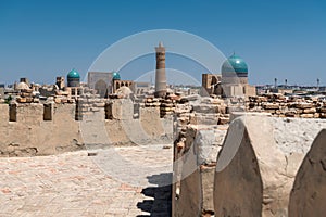 The Ark of Bukhara inside walls in Bukhara city, Uzbekistan