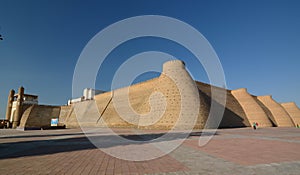 Panoramic view of The Ark. Bukhara. Uzbekistan