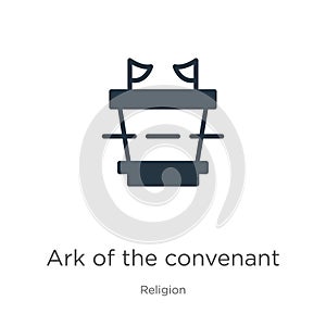 Ark of the convenant icon vector. Trendy flat ark of the convenant icon from religion collection isolated on white background.