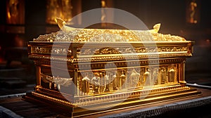 The Ark of the Covenant also known as the Ark of the Testimony or Ark of God