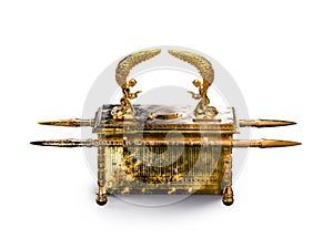 Ark of the covenant isolated on white / 3D illustration