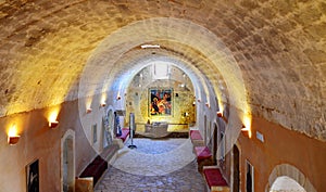 Arkadi inside monastery