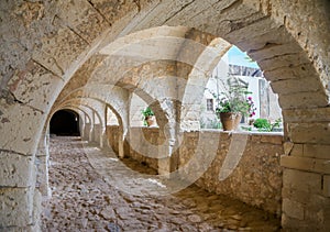 Arkadi monastery archway