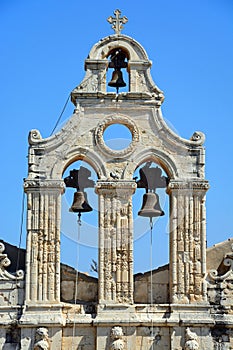 Arkadi monastery bell tower, Crete.