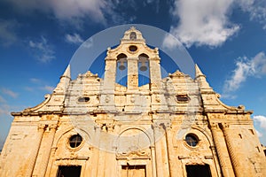 Arkadi Monastery Moni Arkadhiou on Crete island