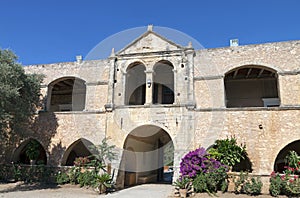 Arkadiou monastery at Crete island