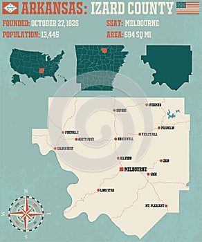 Arkansas: Izard county