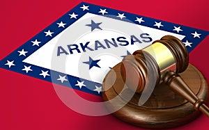 Arkansas Law Legal System Concept