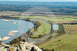 Arkansas River from Petit Jean Mountain