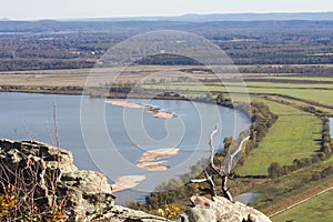 Arkansas River from Petit Jean Mountain